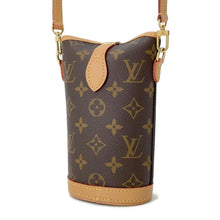 将图像加载到图库查看器中，LOUIS VUITTON Fold Me Pouch BrownM80874 Monogram
