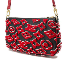 将图像加载到图库查看器中，LOUIS VUITTON Pochette Accessoires Red/NoirM45548 Monogram / Toughtage
