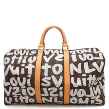 将图像加载到图库查看器中，LOUIS VUITTON Keepall ArgentM92197 Monogram・Graffiti Size 50
