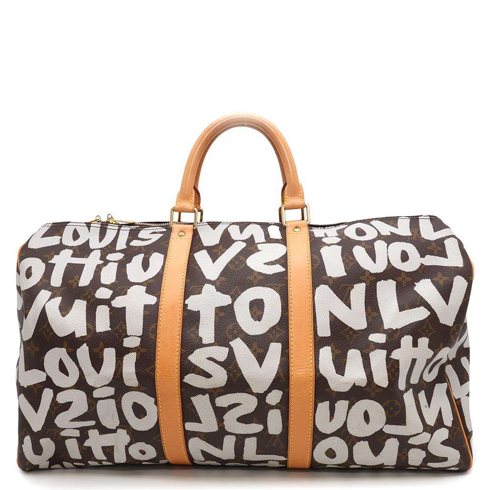 LOUIS VUITTON Keepall ArgentM92197 Monogram・Graffiti Size 50