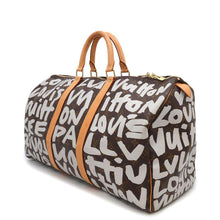 将图像加载到图库查看器中，LOUIS VUITTON Keepall ArgentM92197 Monogram・Graffiti Size 50
