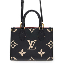 将图像加载到图库查看器中，LOUIS VUITTON Onthego Noir/BeigeM45659 Monogram Empreinte Leather Size PM
