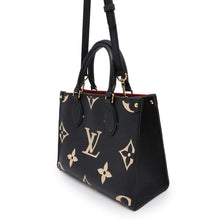 将图像加载到图库查看器中，LOUIS VUITTON Onthego Noir/BeigeM45659 Monogram Empreinte Leather Size PM
