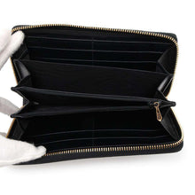 Load image into Gallery viewer, GUCCI Interlocking G Zip Around Long Cloth Black598543 Leather
