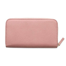 将图像加载到图库查看器中，GUCCI Interlocking G Zip Around Long Cloth Pink449347 Leather
