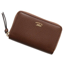 将图像加载到图库查看器中，GUCCI Swing Coin purse Brown368877 Leather
