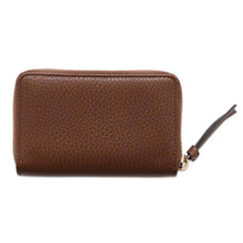 将图像加载到图库查看器中，GUCCI Swing Coin purse Brown368877 Leather
