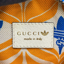 将图像加载到图库查看器中，GUCCI Multi-Coin purse &amp; card holder Adidas collaboration Blue721903 Leather
