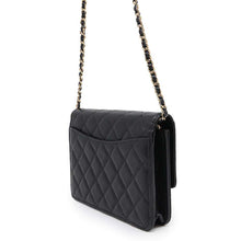 Load image into Gallery viewer, CHANEL Matelasse Chain wallet BlackAP3745 Caviar Leather
