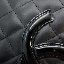 将图像加载到图库查看器中，CHANEL Cambon Line Zip Around Long Cloth BlackA48660 Lambskin

