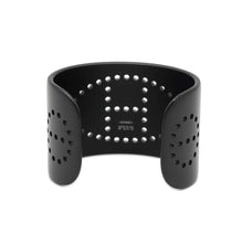 将图像加载到图库查看器中，HERMES Evelyn Cuff Bangle Size T2 Black SunsetAluminium
