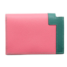 将图像加载到图库查看器中，HERMES Camail Mini Coin purse Rose Azalee/Lime/Malachite Epsom
