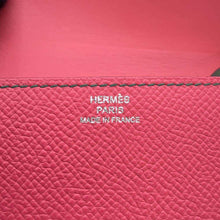 Load image into Gallery viewer, HERMES Camail Mini Coin purse Rose Azalee/Lime/Malachite Epsom
