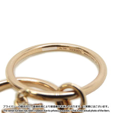 将图像加载到图库查看器中，HERMES Crudo H2 Tassel Ring Size 50/#10 18K Pink Gold
