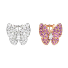 将图像加载到图库查看器中，Van Cleef &amp; Arpels Do Papillon EarringVCARO3M600 K18WG K18PG
