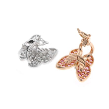 将图像加载到图库查看器中，Van Cleef &amp; Arpels Do Papillon EarringVCARO3M600 K18WG K18PG
