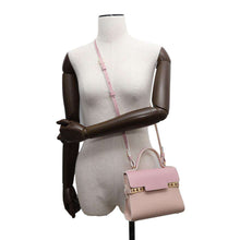 Load image into Gallery viewer, Delvaux TAMPATE 2Way Shoulder Bag Forever Rose Leather Size Small
