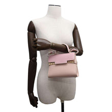 Load image into Gallery viewer, Delvaux TAMPATE 2Way Shoulder Bag Forever Rose Leather Size Small
