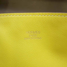 将图像加载到图库查看器中，HERMES Double sense Etoupe/Lime Sikkim Leather Swift Leather Size 28
