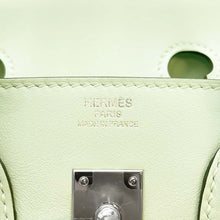 将图像加载到图库查看器中，HERMES Birkin Vert Fizz Swift Leather Size 25
