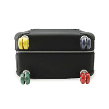 将图像加载到图库查看器中，HERMES Rolling Mobility Suitcase Black Taurillon Clemence
