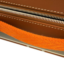 将图像加载到图库查看器中，HERMES Rolling Mobility Suitcase Ecru/Beige/Fauve/Orange Toile H・Plume Taurillon・Legat
