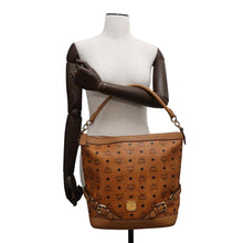 Load image into Gallery viewer, MCM Shoulder Bag Brown Leather
