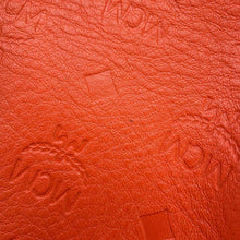 将图像加载到图库查看器中，MCM 2WAYHandbag Orange Leather
