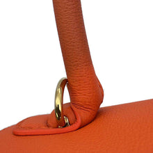 将图像加载到图库查看器中，Delvaux Brillon mini Orange Leather
