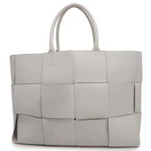 Load image into Gallery viewer, Bottega Veneta Arco Tote Bag White Leather Size Large
