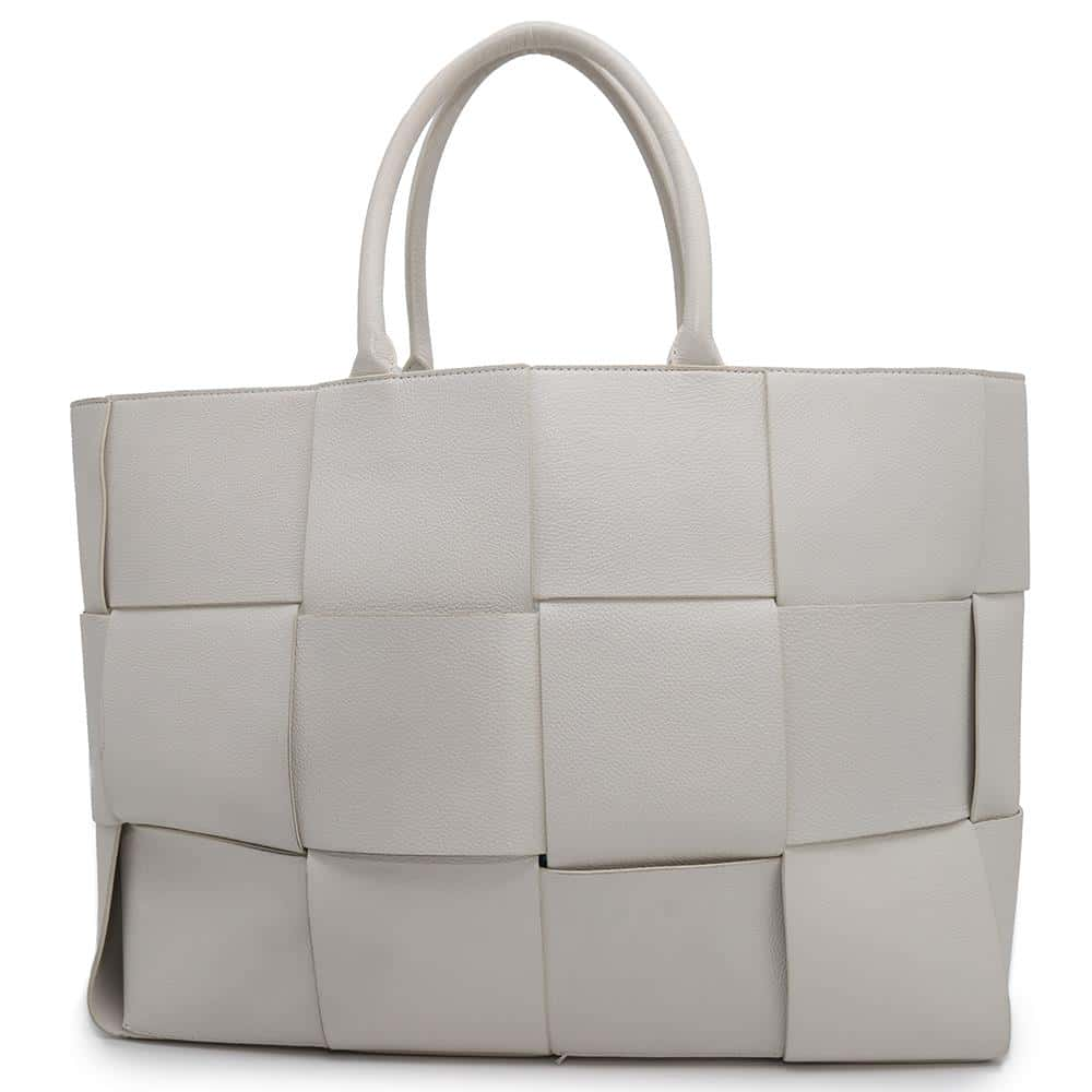 Bottega Veneta Arco Tote Bag White Leather Size Large