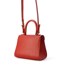 将图像加载到图库查看器中，Delvaux Brillon mini Red Leather
