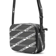 将图像加载到图库查看器中，BALENCIAGA everyday camera bag Black/Gray552372 Leather Size XS
