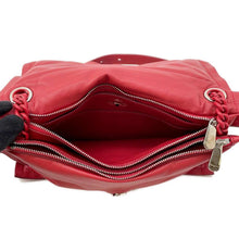 将图像加载到图库查看器中，Ferragamo Vara Ribbon Shoulder Bag Red21I287 Leather
