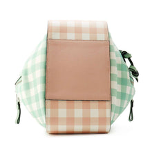 Load image into Gallery viewer, LOEWE Hammock Gingham Check Green/Pink321.04.S35 Leather Size Small
