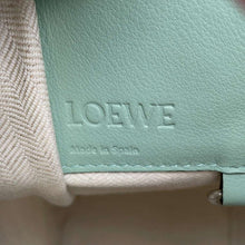 Load image into Gallery viewer, LOEWE Hammock Gingham Check Green/Pink321.04.S35 Leather Size Small
