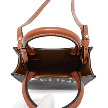 将图像加载到图库查看器中，CELINE Triomphe Vertical Hippo Tan194372 PVC Calf Leather Size Mini
