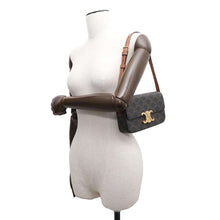 将图像加载到图库查看器中，CELINE Triomphe One Shoulder Bag Tan194142CUZ Calf Leather
