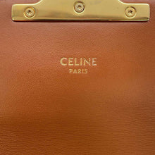 将图像加载到图库查看器中，CELINE Triomphe One Shoulder Bag Tan194142CUZ Calf Leather
