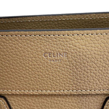 将图像加载到图库查看器中，CELINE Luggage shopper Beige189793 Leather Size micro
