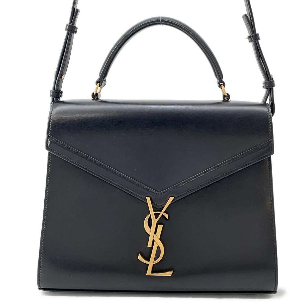 SAINT LAURENT PARIS Cassandra Shoulder Bag Black578000 Leather