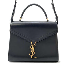 Load image into Gallery viewer, SAINT LAURENT PARIS Cassandra Shoulder Bag Black578000 Leather
