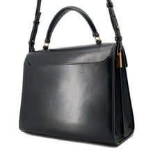 Load image into Gallery viewer, SAINT LAURENT PARIS Cassandra Shoulder Bag Black578000 Leather
