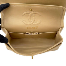 Load image into Gallery viewer, CHANEL Matelasse ChainShoulder BeigeA01113 Lambskin Size 23
