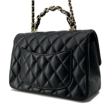 将图像加载到图库查看器中，CHANEL Top handle Matelasse 2way Chain Shoulder BlackAS2431 Lambskin
