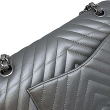 Load image into Gallery viewer, CHANEL Matelasse V Stitch ChainShoulder SilverA01112 Caviar Leather
