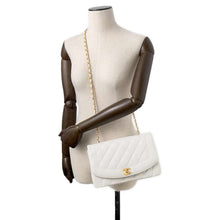 Load image into Gallery viewer, CHANEL Diana 2wayChainShoulder WhiteA01165 Caviar Leather
