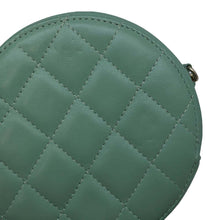 将图像加载到图库查看器中，CHANEL Round Shoulder Bag Light GreenA70657 Lambskin
