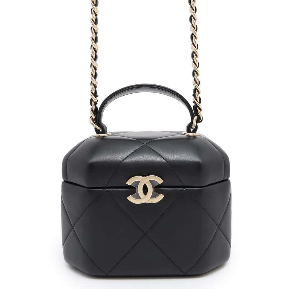 CHANEL Vanity bag ChainShoulder BlackAS2630 Lambskin