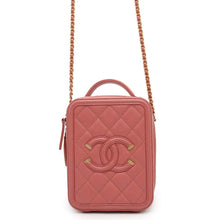 Load image into Gallery viewer, CHANEL CCFiligree  ChainShoulder PinkAS0988 Caviar Leather
